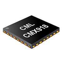 Part number CMX918Q5 Product Type IC: Radio from Manufacturer CML Microcircuits 