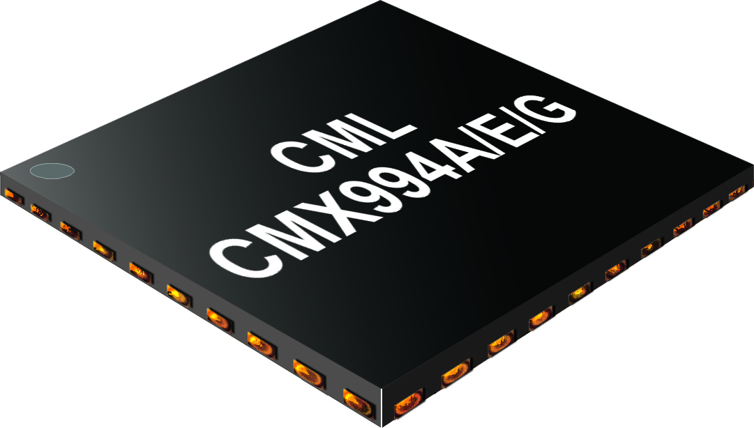 Part number CMX994AQ4 Product Type IC: Wireless Data from Manufacturer CML Microcircuits 