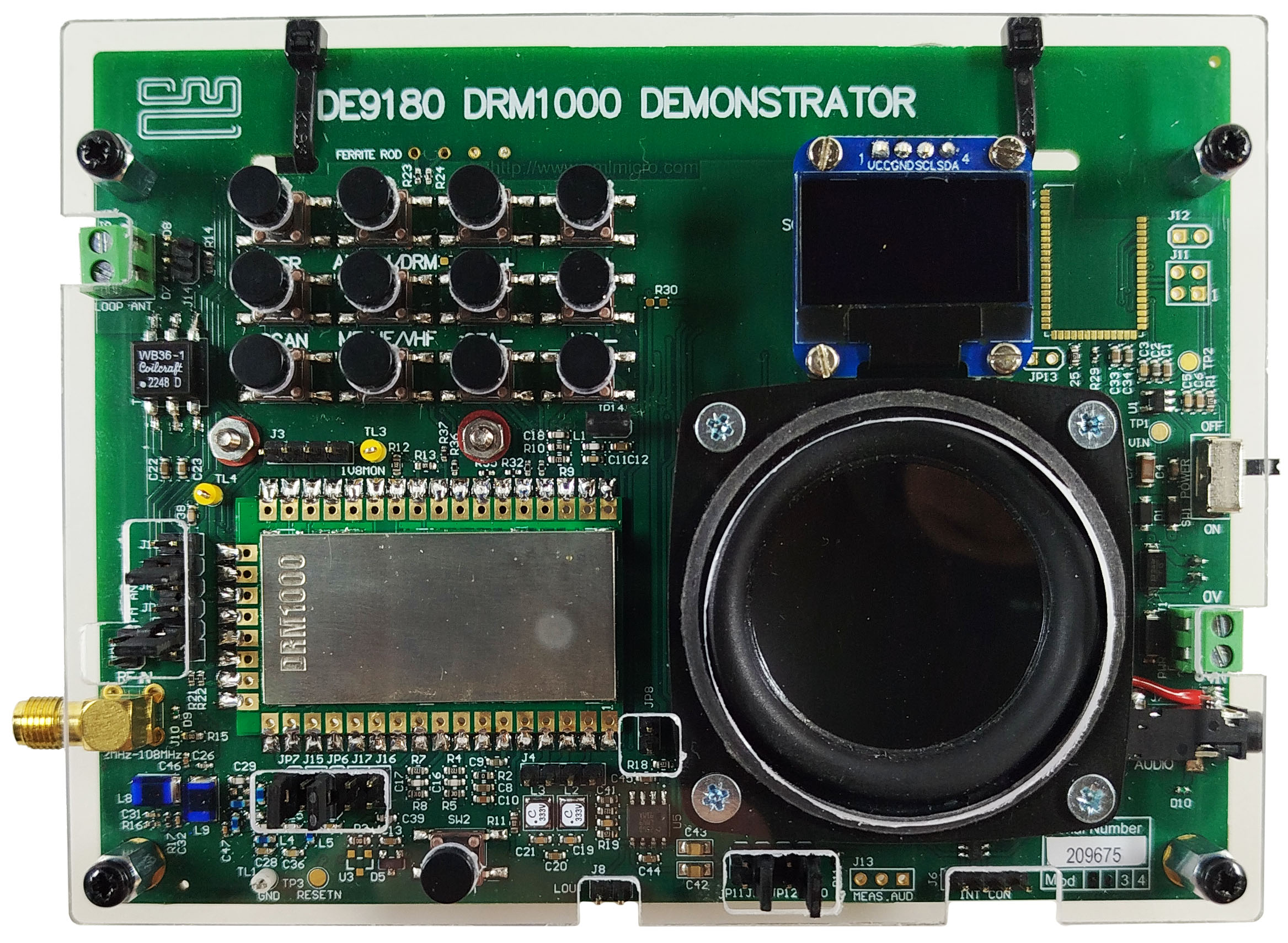 Part number DE9180-2 Product Type Evaluation Board from Manufacturer CML Microcircuits 