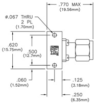 Part number 12-3001SM Product Type RF Termination - Coaxial from Manufacturer Smiths Interconnect — Florida RF 