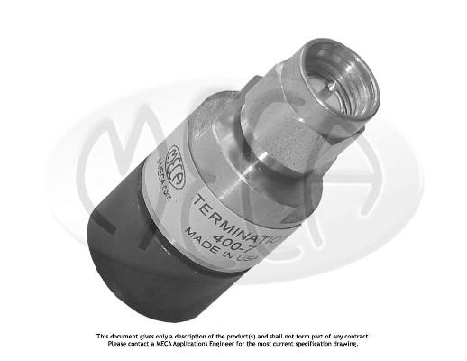 Part number 400-7 Product Type RF Termination - Coaxial from Manufacturer MECA 