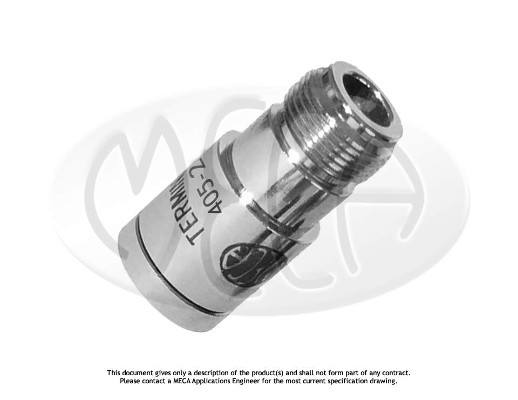 Part number 405-2 Product Type RF Termination - Coaxial from Manufacturer MECA 