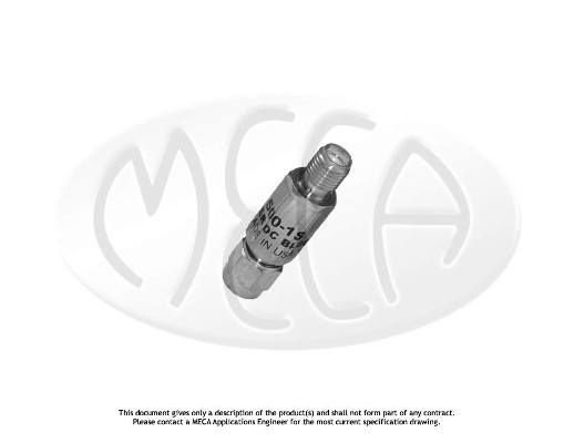 Part number 500-1S Product Type RF DC Block from Manufacturer MECA 