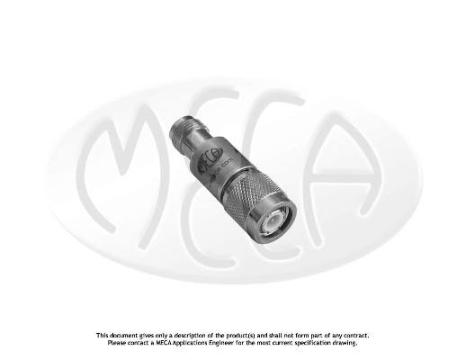 Part number 500-1T Product Type RF DC Block from Manufacturer MECA 