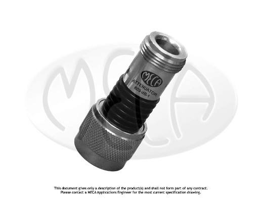 Part number 603-30-1 Product Type RF Attenuator - Coaxial from Manufacturer MECA 