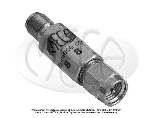 Part number 662-10-1 Product Type RF Attenuator - Coaxial from Manufacturer MECA 