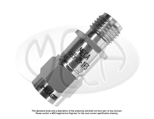 Part number 665-20-1F3 Product Type RF Attenuator - Coaxial from Manufacturer MECA 