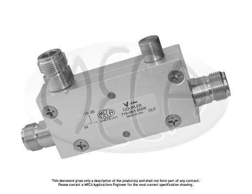 Part number 715-30-1.650W Product Type RF Coupler from Manufacturer MECA 