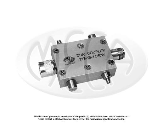 Part number 722-30-1.650W Product Type RF Coupler from Manufacturer MECA 