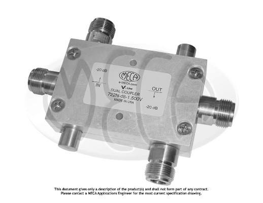 Part number 722N-20-1.500V Product Type RF Coupler from Manufacturer MECA 