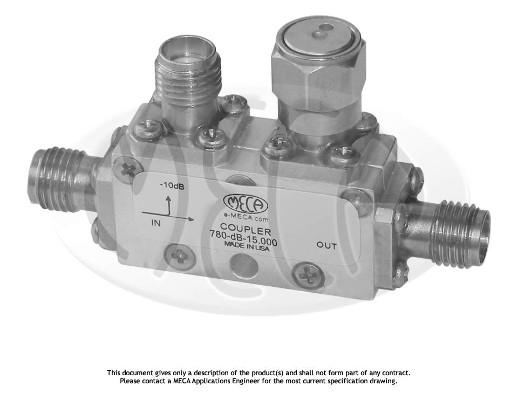 Part number 780-20-15.200 Product Type RF Coupler from Manufacturer MECA 