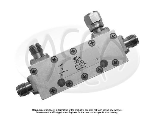 Part number 780-10-5.000 Product Type RF Coupler from Manufacturer MECA 