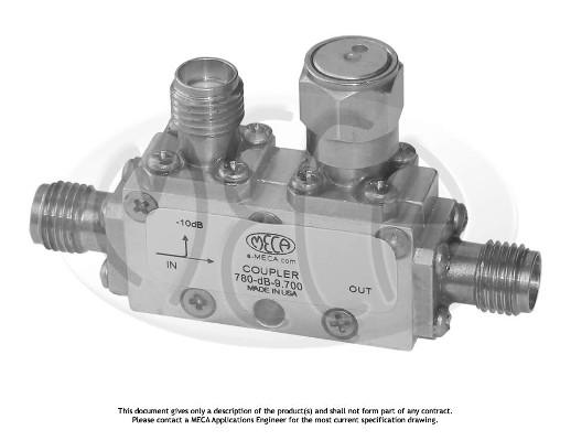 Part number 780-20-9.700 Product Type RF Coupler from Manufacturer MECA 