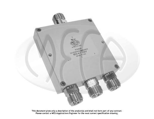 Part number 803-4-1.700V Product Type RF Power Divider/Combiner from Manufacturer MECA 