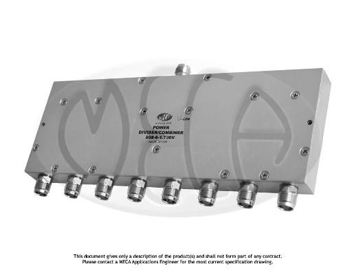 Part number 808-6-1.700V Product Type RF Power Divider/Combiner from Manufacturer MECA 