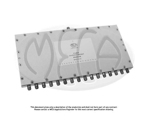 Part number 816-2-3.100 Product Type RF Power Divider/Combiner from Manufacturer MECA 