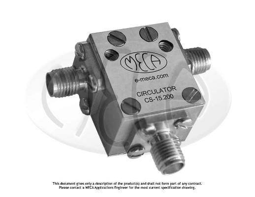 Part number CS-15.200 Product Type Circulators and Isolators from Manufacturer MECA 