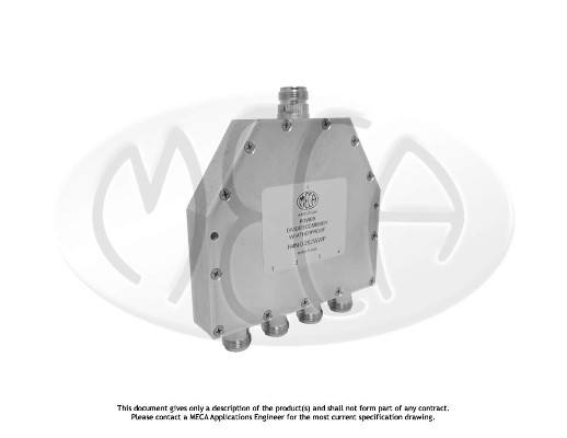 Part number H4N-0.252WWP Product Type RF Power Divider/Combiner from Manufacturer MECA 