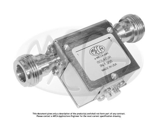 Part number IN-1.950 Product Type Circulators and Isolators from Manufacturer MECA 
