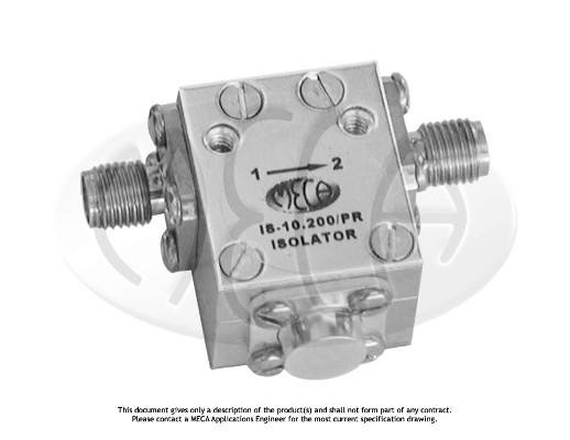 Part number IS-10.200 Product Type Circulators and Isolators from Manufacturer MECA 