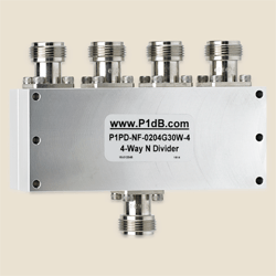 Part number P1PD-NF-0204G30W-4 Product Type RF Power Divider/Combiner from Manufacturer P1dB 