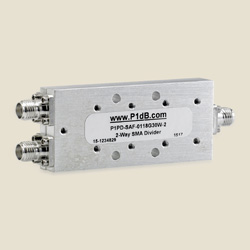 Part number P1PD-SAF-0118G30W-2 Product Type RF Power Divider/Combiner from Manufacturer P1dB 