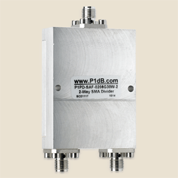 Part number P1PD-SAF-0208G30W-2 Product Type RF Power Divider/Combiner from Manufacturer P1dB 