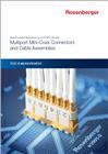 Board-to-Board Applications up to 20 GHz / 40 GHz Multiport Mini-Coax Connectors and Cable Assemblies