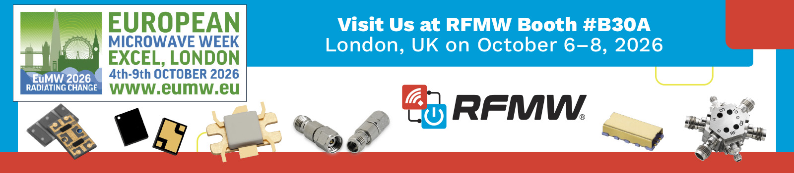 Visit Us at RFMW Booth #B30A, London, UK on October 6-8, 2026