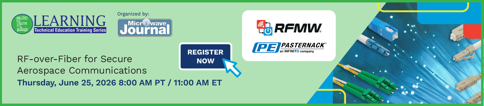 RF-over-Fiber for Source Aerospace Communications, Thursday, June 25, 2026